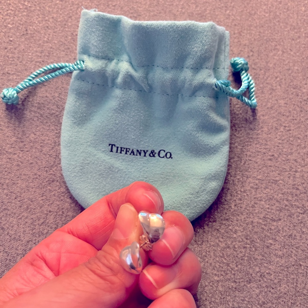 Super Rare AUTHENTIC TIFFANY & Co. Gehry Heart Earrings